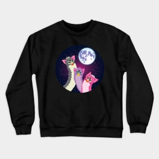 Three Furb Moon Crewneck Sweatshirt